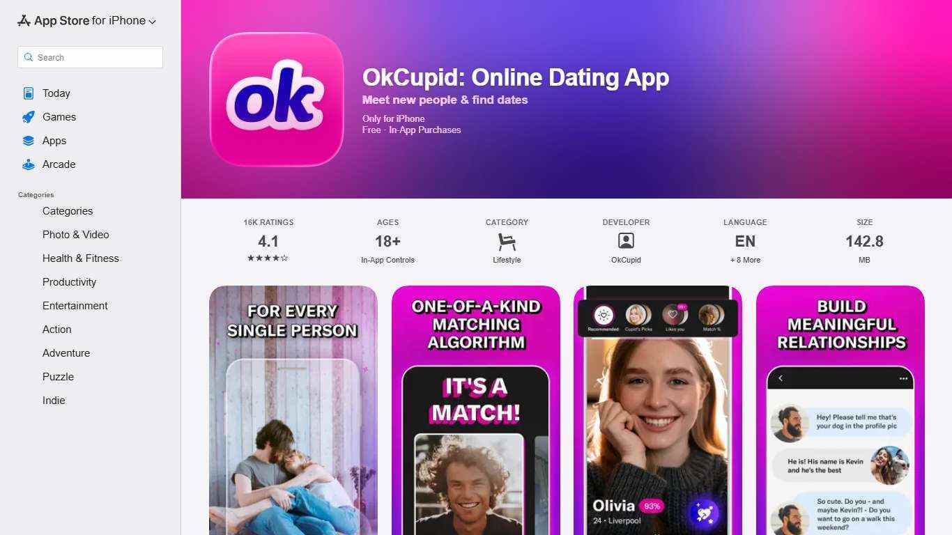‎OkCupid: Online Dating App App - App Store