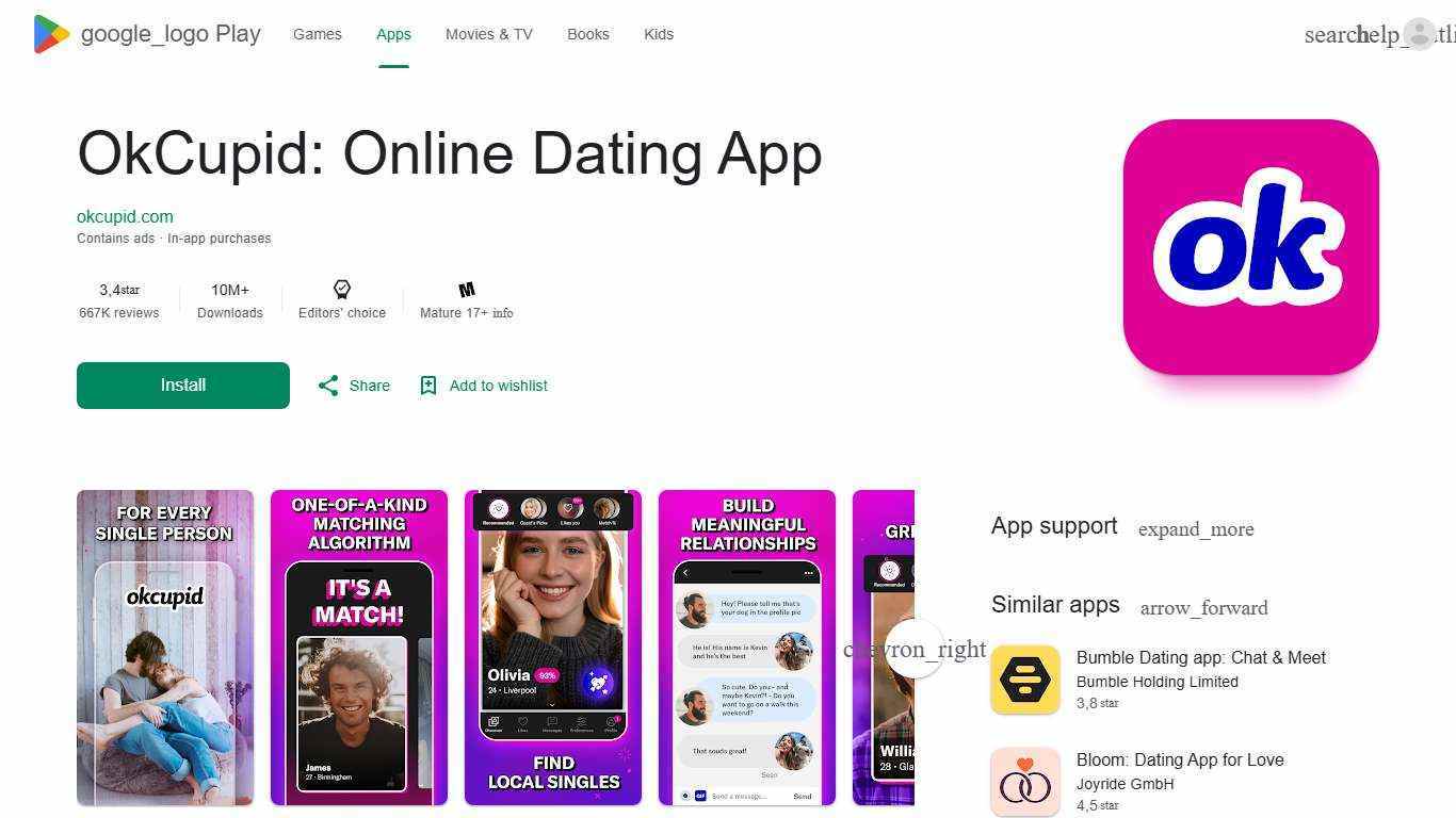 OkCupid: Online Dating App – Apps on Google Play